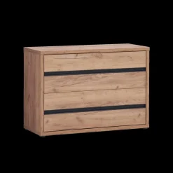 Ygo Slaapkamer ZELDA: Kleerkast 240cm + Bed 160x200 + Commode + 2x Nachttafel B58| Slaapkamers