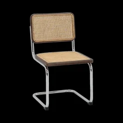 Ygo Sledestoel GUSTAV Beech Wood Canaletto / Chrome frame| Stoelen