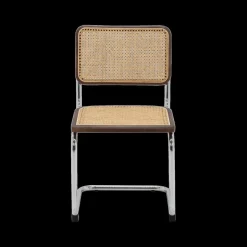 Ygo Sledestoel GUSTAV Beech Wood Canaletto / Chrome frame| Stoelen