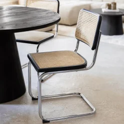 Ygo Sledestoel GUSTAV Beech Wood Black| Stoelen