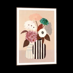 Ygo Slim Frame Wood Naturel Setting| Wanddecoratie