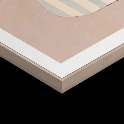 Ygo Slim Frame Wood Naturel Setting| Wanddecoratie