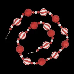 Ygo Slinger ELWOOD met Ballen Wit/Rood| Kerst