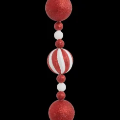 Ygo Slinger ELWOOD met Ballen Wit/Rood| Kerst
