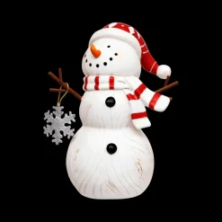 Ygo Sneeuwman BIXBY Poly Wit/Rood| Kerst
