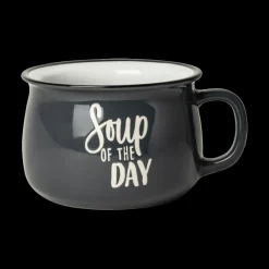 Ygo Soepkom SOUP OF THE DAY 500ml Grijs| Servies