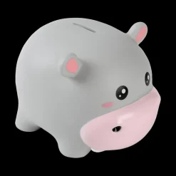 Ygo Spaarpot HIPPO Grijs| Decoratieve Accessoires|Woondecoratie