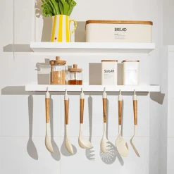 Ygo Spaghettilepel DOROTA Beige/Hout| Kookaccessoires|Bakaccessoires