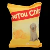 Ygo Speeltje CHIPS Chipszakje Geel| Huisdierspeelgoed