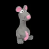 Ygo Speeltje MOUSE Muis Grijs| Huisdierspeelgoed
