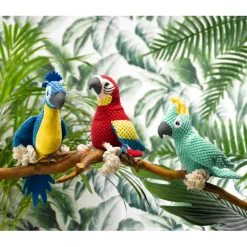 Ygo Speeltje PELUCHE Papegaai Rood| Huisdierspeelgoed