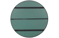 Ygo Spiegel KROES Metaal Zwart Ø115cm| Spiegels|Spiegels