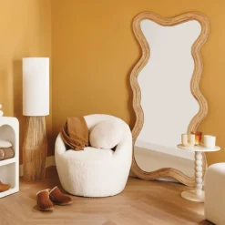 Ygo Spiegel MELSIO Org. Rotan Naturel| Spiegels|Spiegels