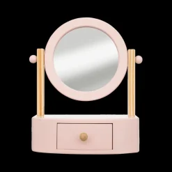 Ygo Spiegel PRINSES M/Opbergvak Roze| Decoratieve Accessoires|Accessoires