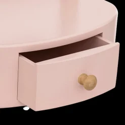 Ygo Spiegel PRINSES M/Opbergvak Roze| Decoratieve Accessoires|Accessoires
