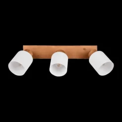Ygo Spot ASSAM 3Del. Hout/Glas Wit| Spots