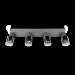 Ygo Spot CADIZ 4Del. Met./Glas Antraciet| Wandlampen