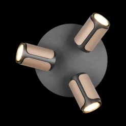Ygo Spot GILLAN 3Del. Zwart/Coffee| Spots