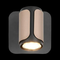 Ygo Spot GILLAN 1Del. Zwart/Coffee| Spots