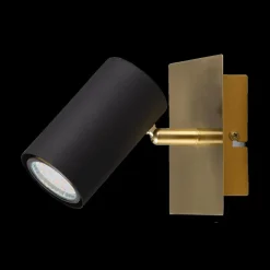 Ygo Spot MARLEY 1-Delig Metaal Zwart/Goud| Spots