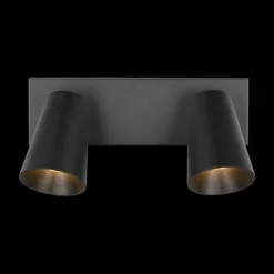 Ygo Spot SHARP 2Del. Met. Zwart/Goud| Spots