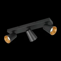 Ygo Spot SHARP 3Del. Met. Zwart/Goud| Spots