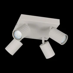 Ygo Spot SOKA 4Del. Metaal Warm Grijs| Spots