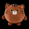 Ygo Squichy Kussen TABBY CAT Bruin| Slaapkamer|Accessoires