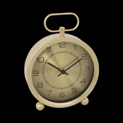 Ygo Staande Klok IZLIAS Rond Met. Goud| Woondecoratie