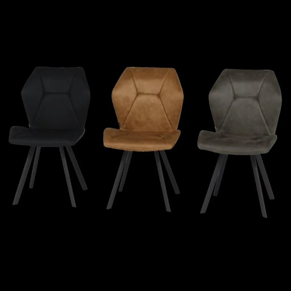 Ygo Stoel ALECIO ECO PU Nero| Stoelen