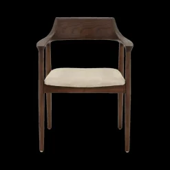 Ygo Stoel ANTOINE Ash Wood Walnut| Stoelen