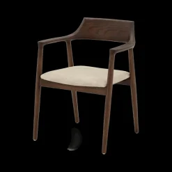 Ygo Stoel ANTOINE Ash Wood Walnut| Stoelen