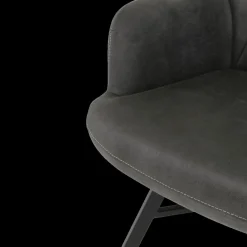 Ygo Stoel CLAUDIA Chicago Antraciet| Stoelen