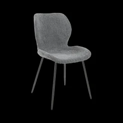 Ygo Stoel DANA Bouclé Grijs| Stoelen