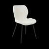 Ygo Stoel DANA Bouclé Wit| Stoelen
