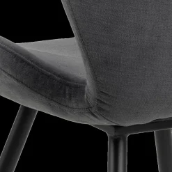 Ygo Stoel DITTE Holly Anthracite 28| Stoelen