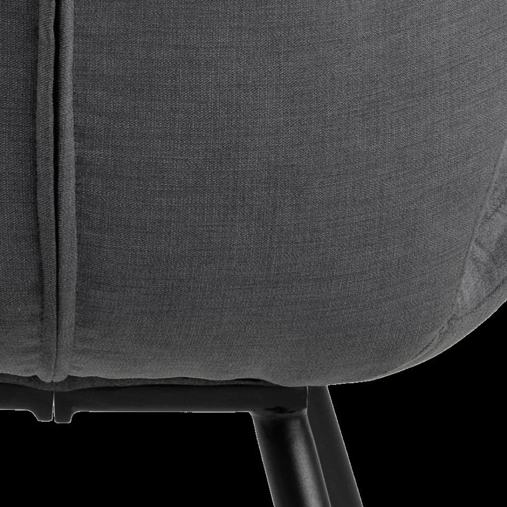 Ygo Stoel DITTE Holly Anthracite 28| Stoelen