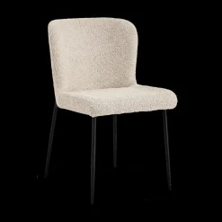 Ygo Stoel DORIEN Bouclé Beige| Stoelen