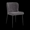 Ygo Stoel DORIEN Bouclé Donkergrijs| Stoelen