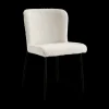 Ygo Stoel DORIEN Bouclé Ecru| Stoelen