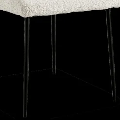 Ygo Stoel DORIEN Bouclé Ecru| Stoelen