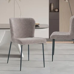 Ygo Stoel DORIEN Stof Zand| Stoelen