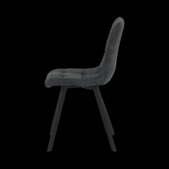 Ygo Stoel ERVI Bouclé Donkergrijs| Stoelen