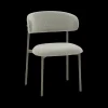 Ygo Stoel FJERRE Bouclé Grijs| Stoelen