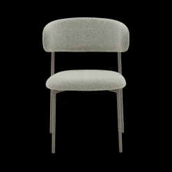 Ygo Stoel FJERRE Bouclé Grijs| Stoelen