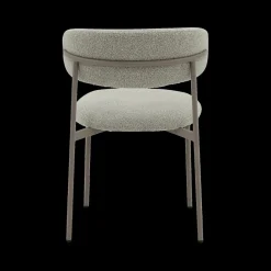 Ygo Stoel FJERRE Bouclé Grijs| Stoelen