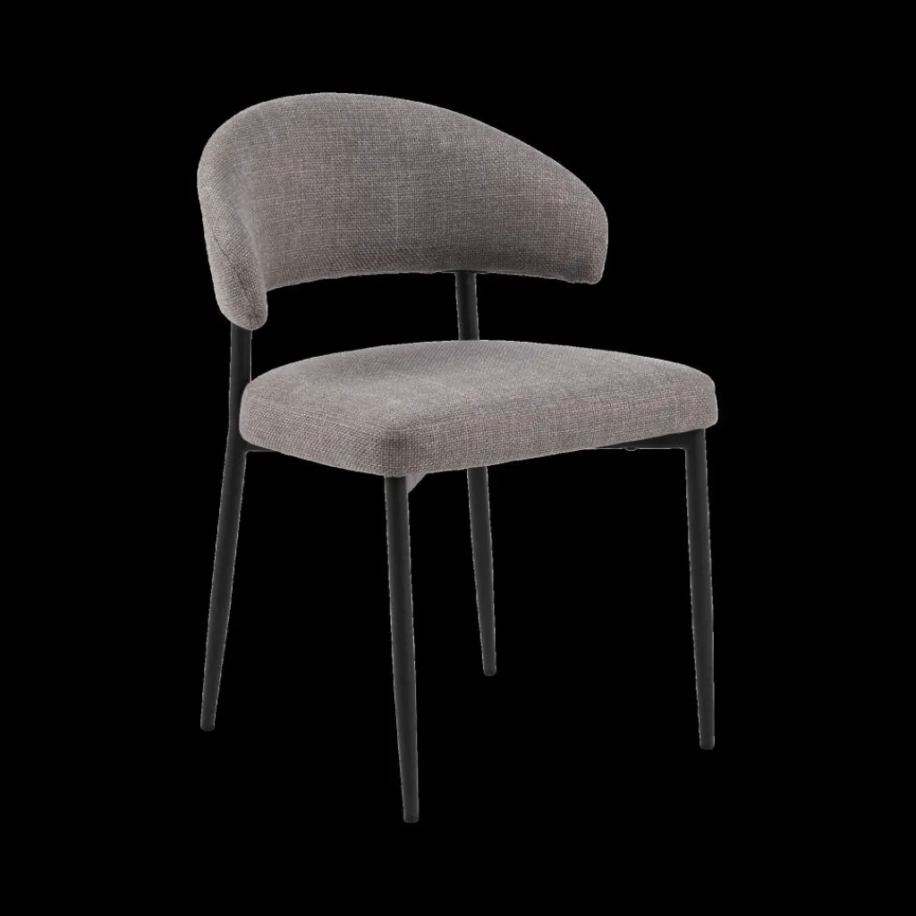 Ygo Stoel FRIDA Basel Grey/Brown| Stoelen