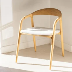 Ygo Stoel HANSON Ash Wood Natural| Stoelen