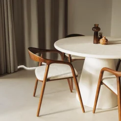 Ygo Stoel HANSON Ash Wood Walnut| Stoelen
