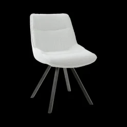 Ygo Stoel HECTOR Bouclé Wit| Stoelen